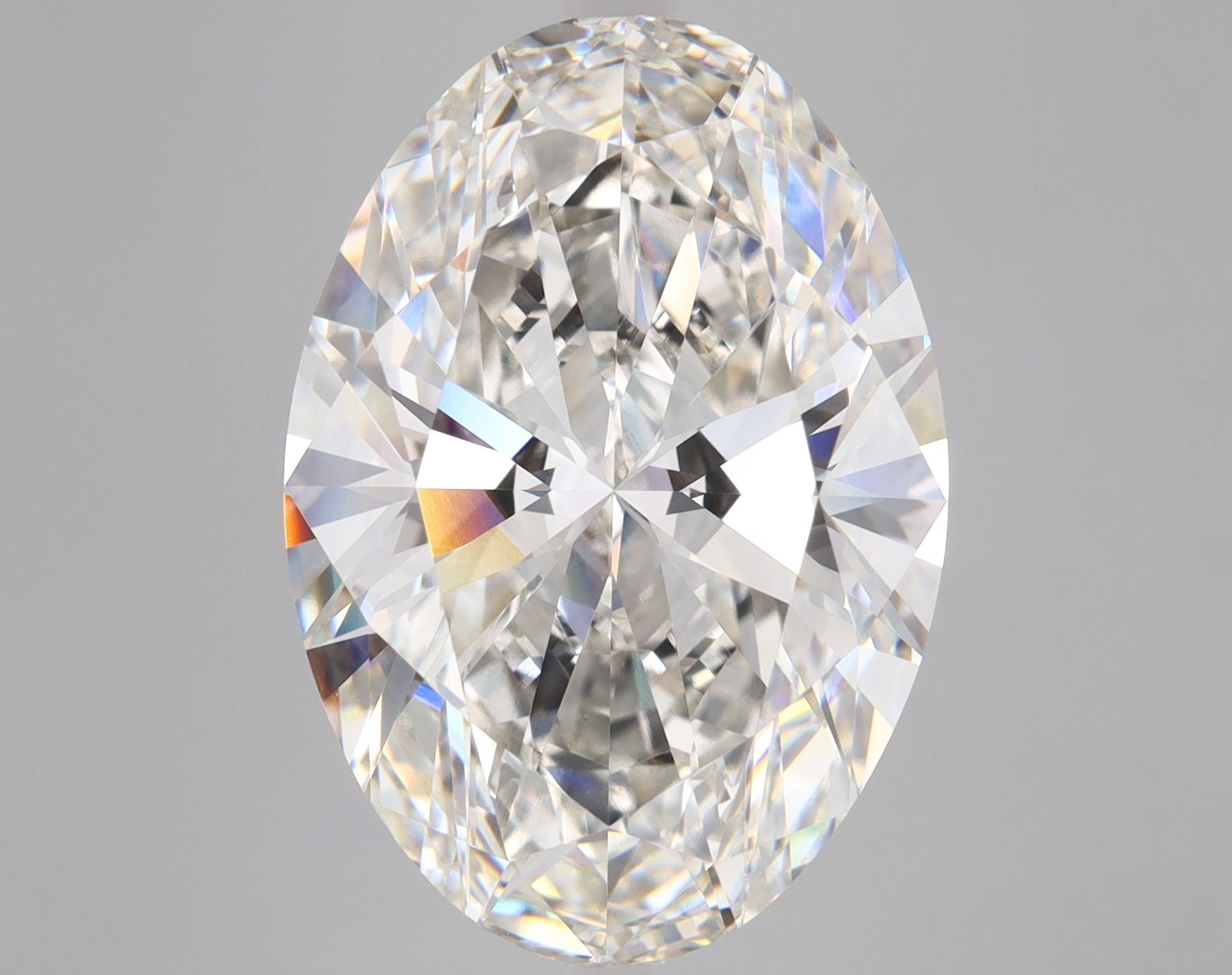 11.01 ct. oval Lab Grown Diamond front image