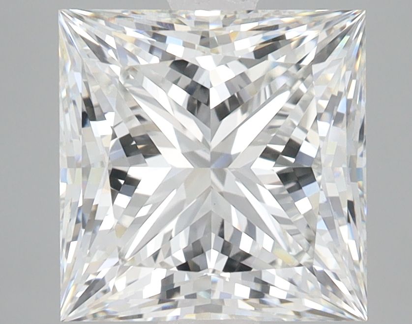 4.10 ct. princess Lab Grown Diamond front image