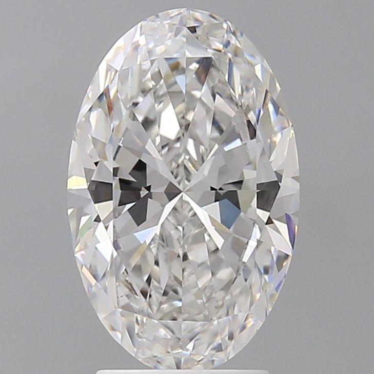 3.08 ct. oval Lab Grown Diamond front image