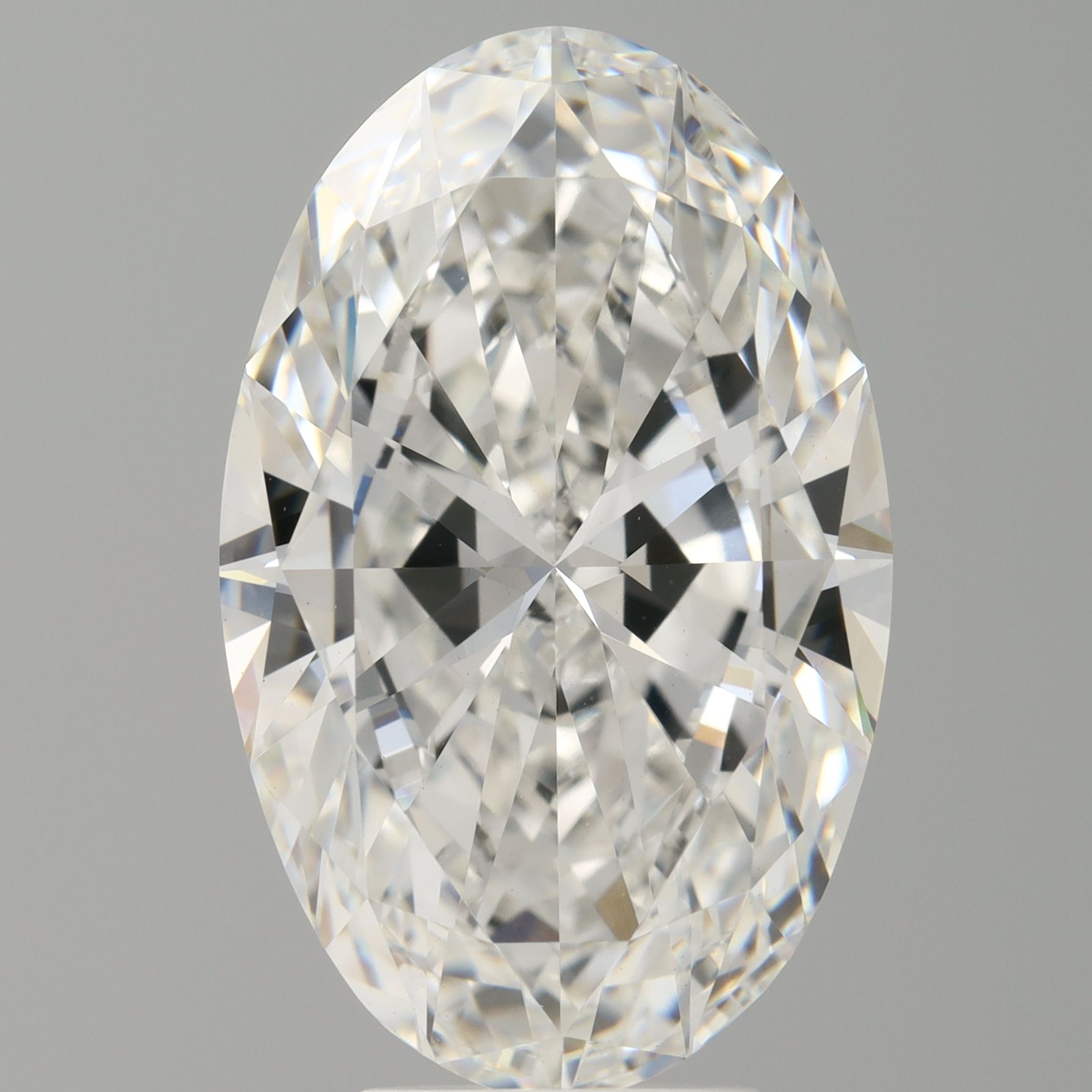 6.03 ct. oval Lab Grown Diamond front image