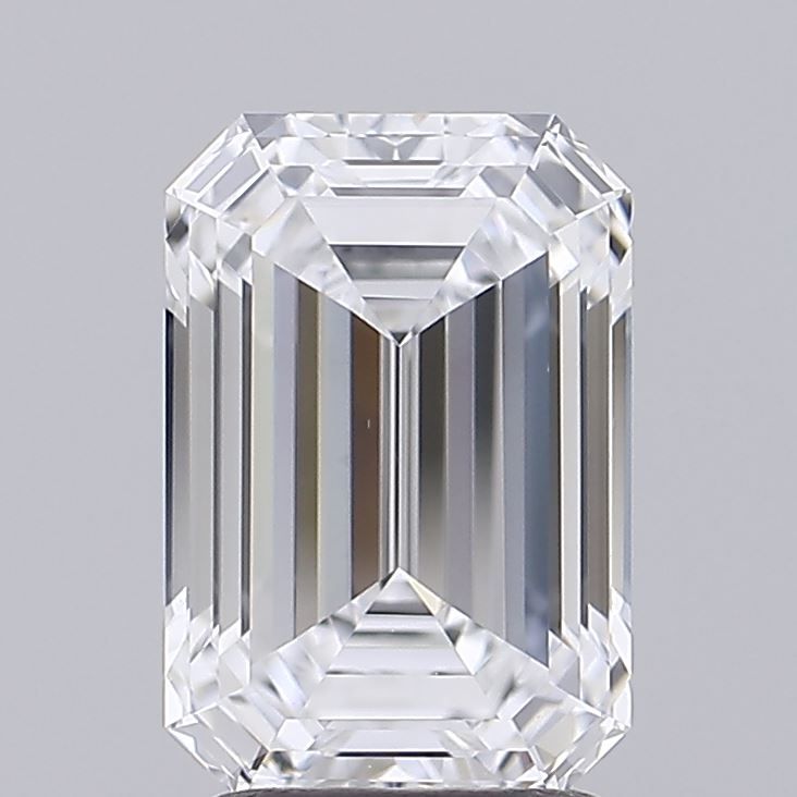 2.57 ct. emerald Lab Grown Diamond front image