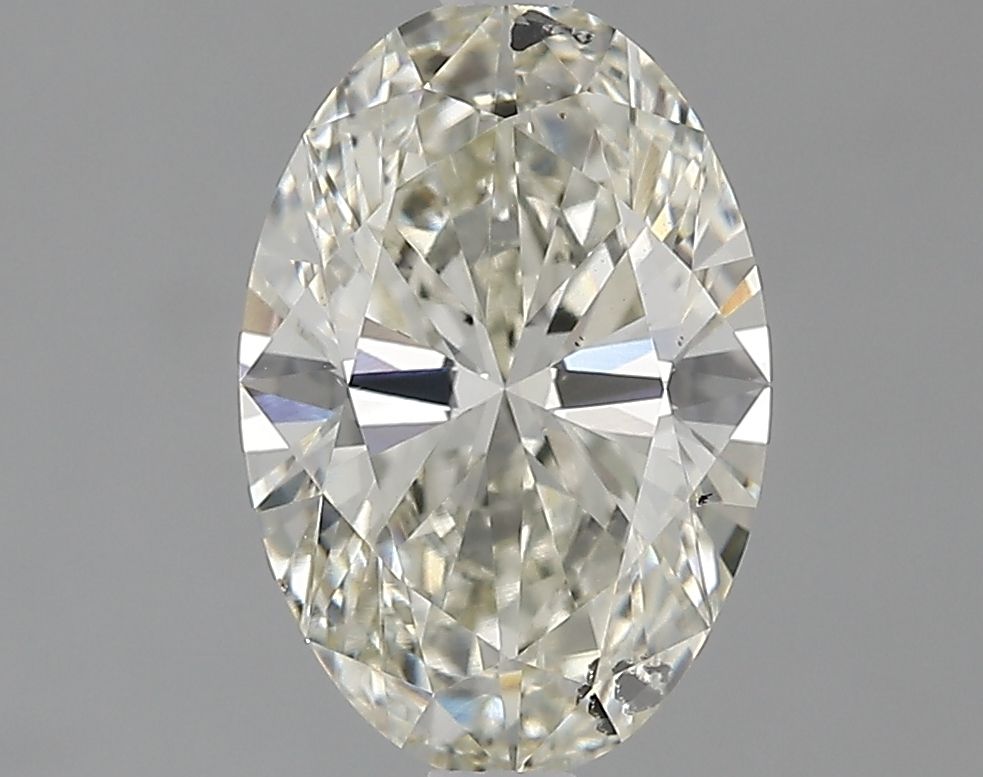 2.10 ct. oval Lab Grown Diamond front image