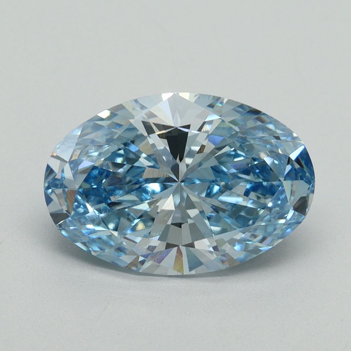 3.12 ct. oval Lab Grown Diamond front image
