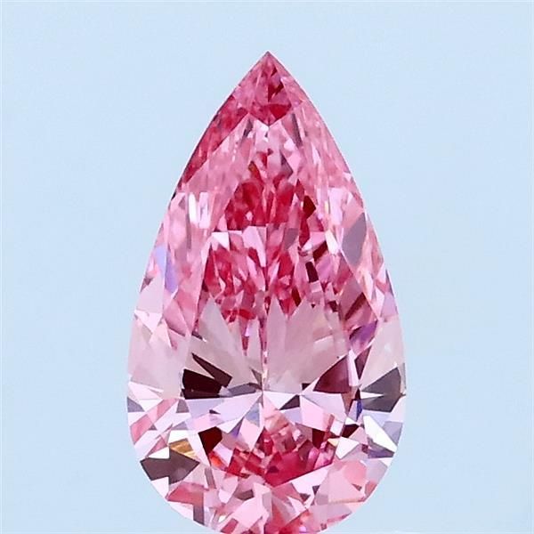 0.68 CT Fancy Vivid Pink PEAR