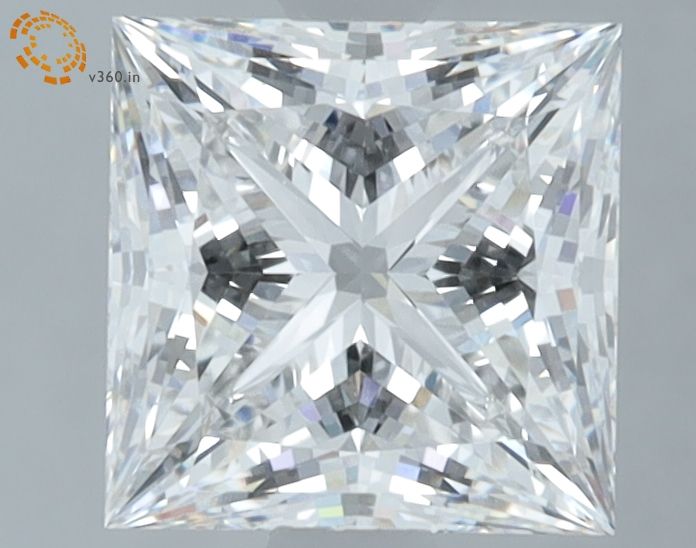 2.09 ct. princess Lab Grown Diamond front image