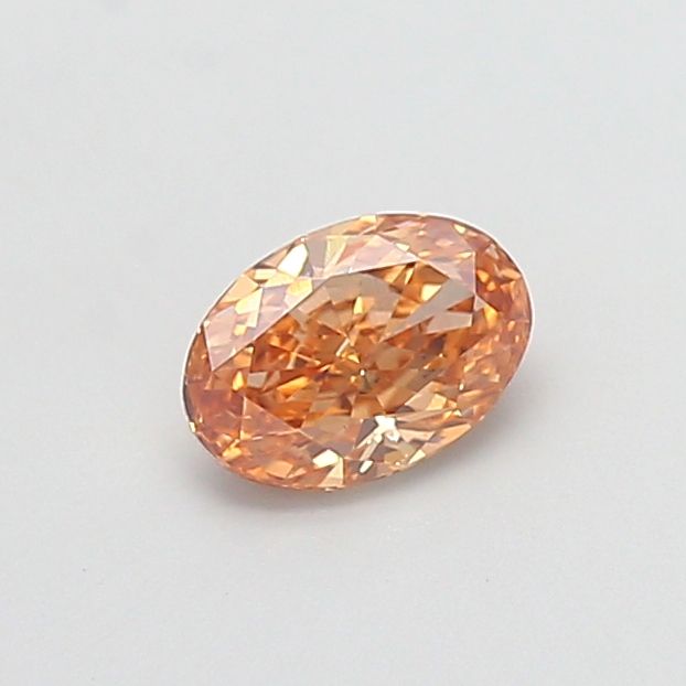 1.01 CT Fancy Intense Brownish Orange OVAL
