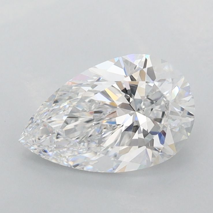 1 ct lab-grown Pear Diamond