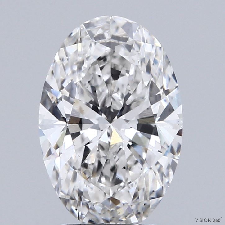 2.08 ct. oval Lab Grown Diamond front image