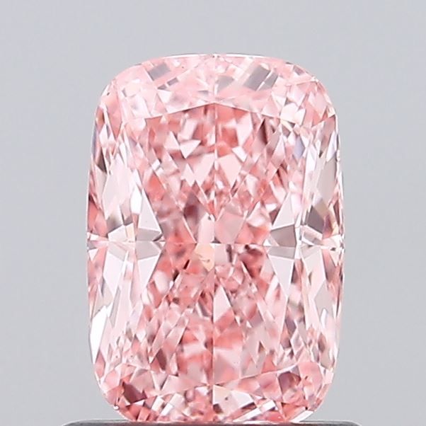 1.04 CT Fancy Vivid Pink CUSHION MODIFIED