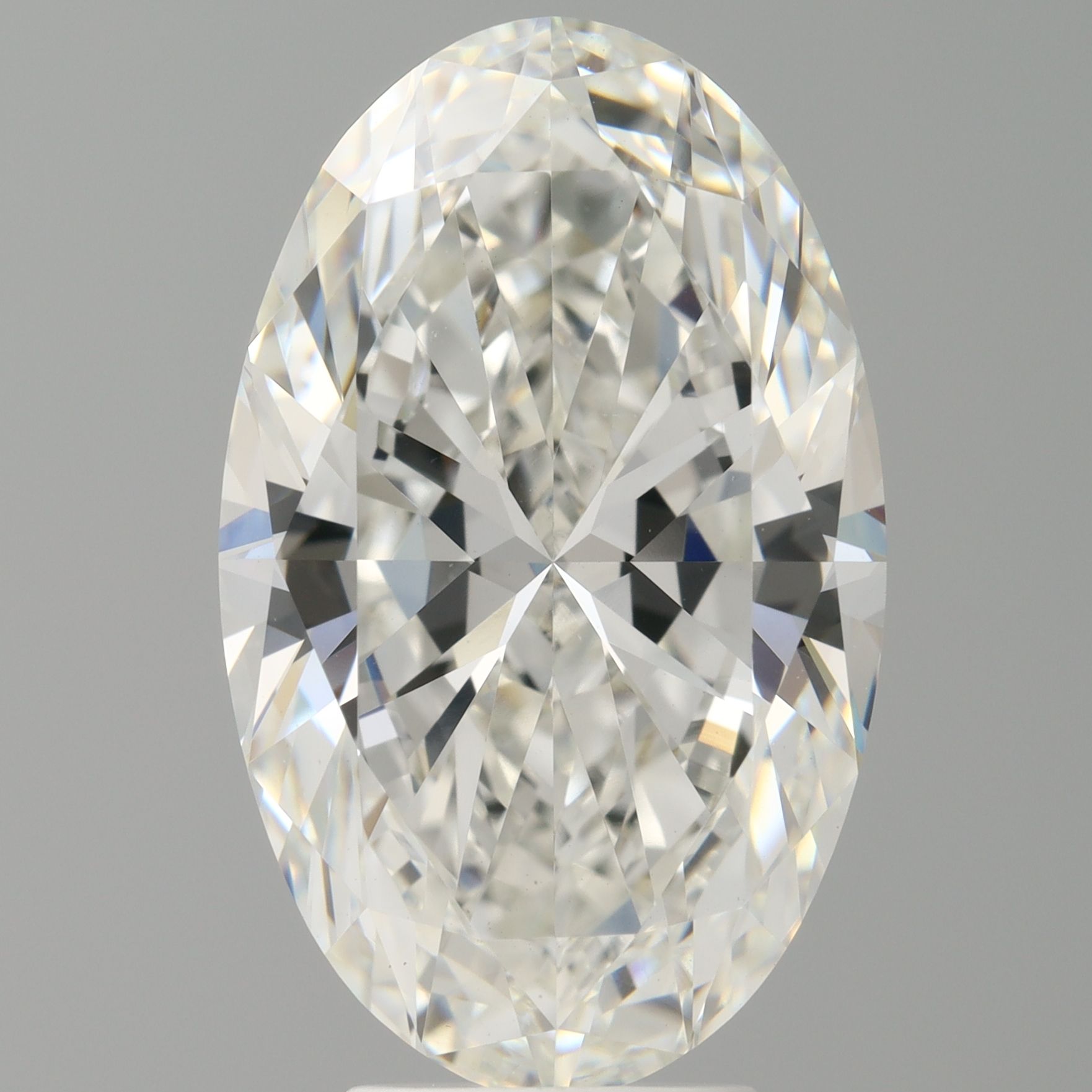 6.04 ct. oval Lab Grown Diamond front image