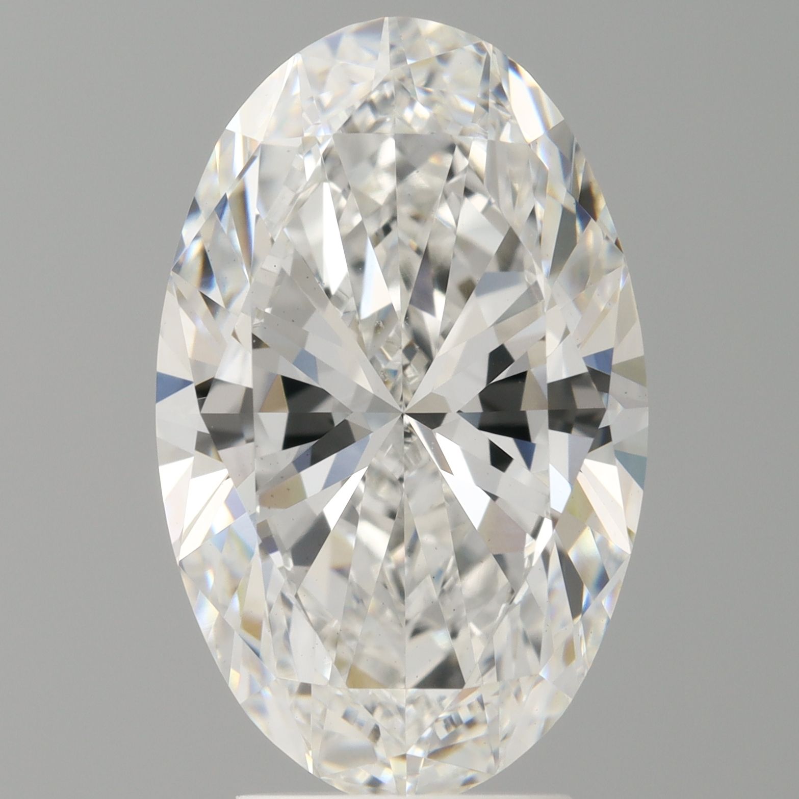 4.10 ct. oval Lab Grown Diamond front image