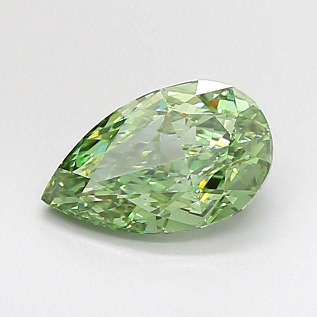 1.3 CT Fancy Vivid Green PEAR
