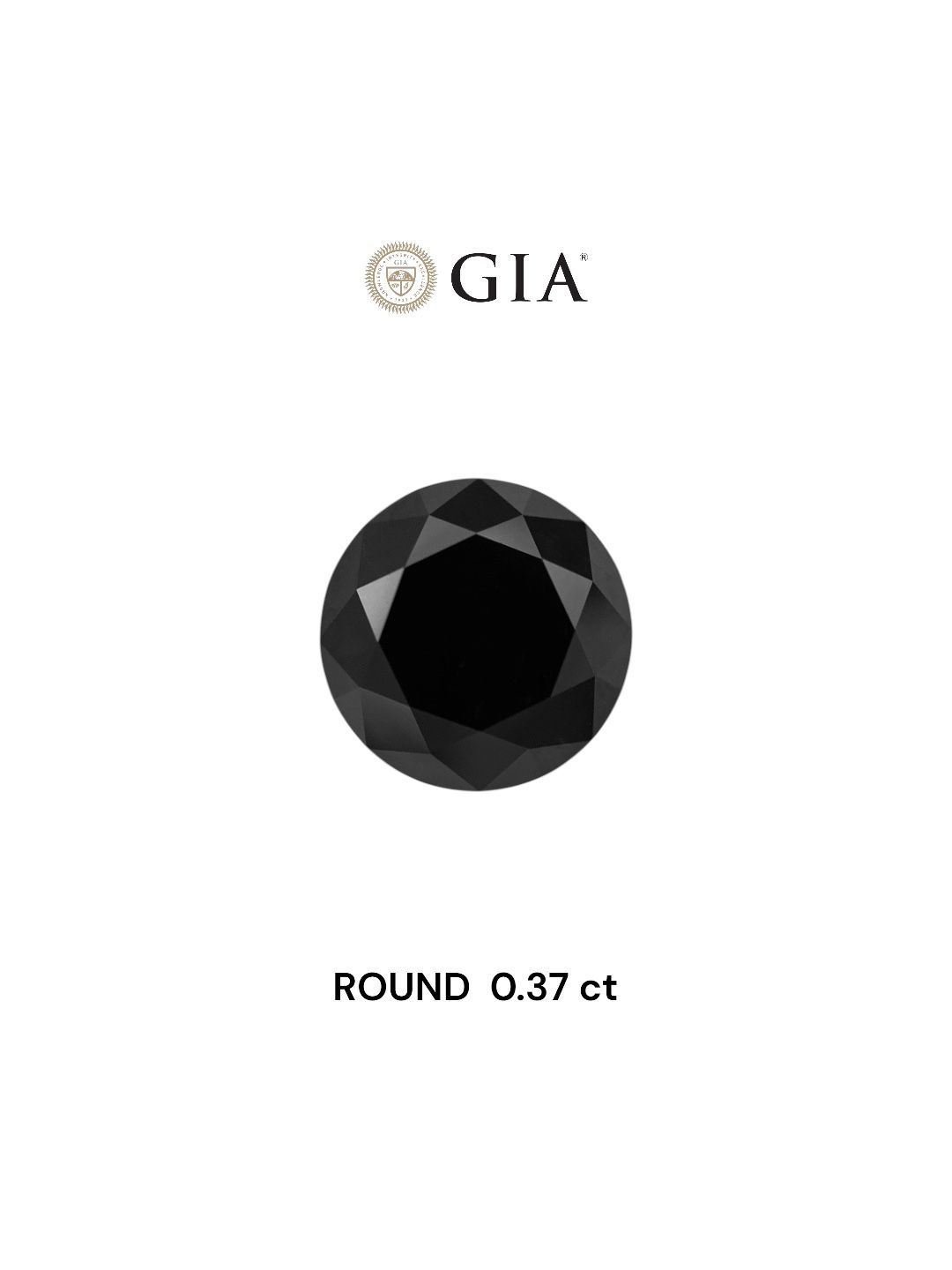 0.37 ct Round diamond