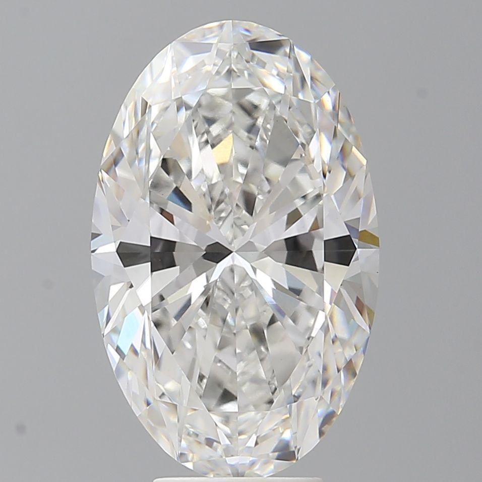 6.55 ct. oval Lab Grown Diamond front image