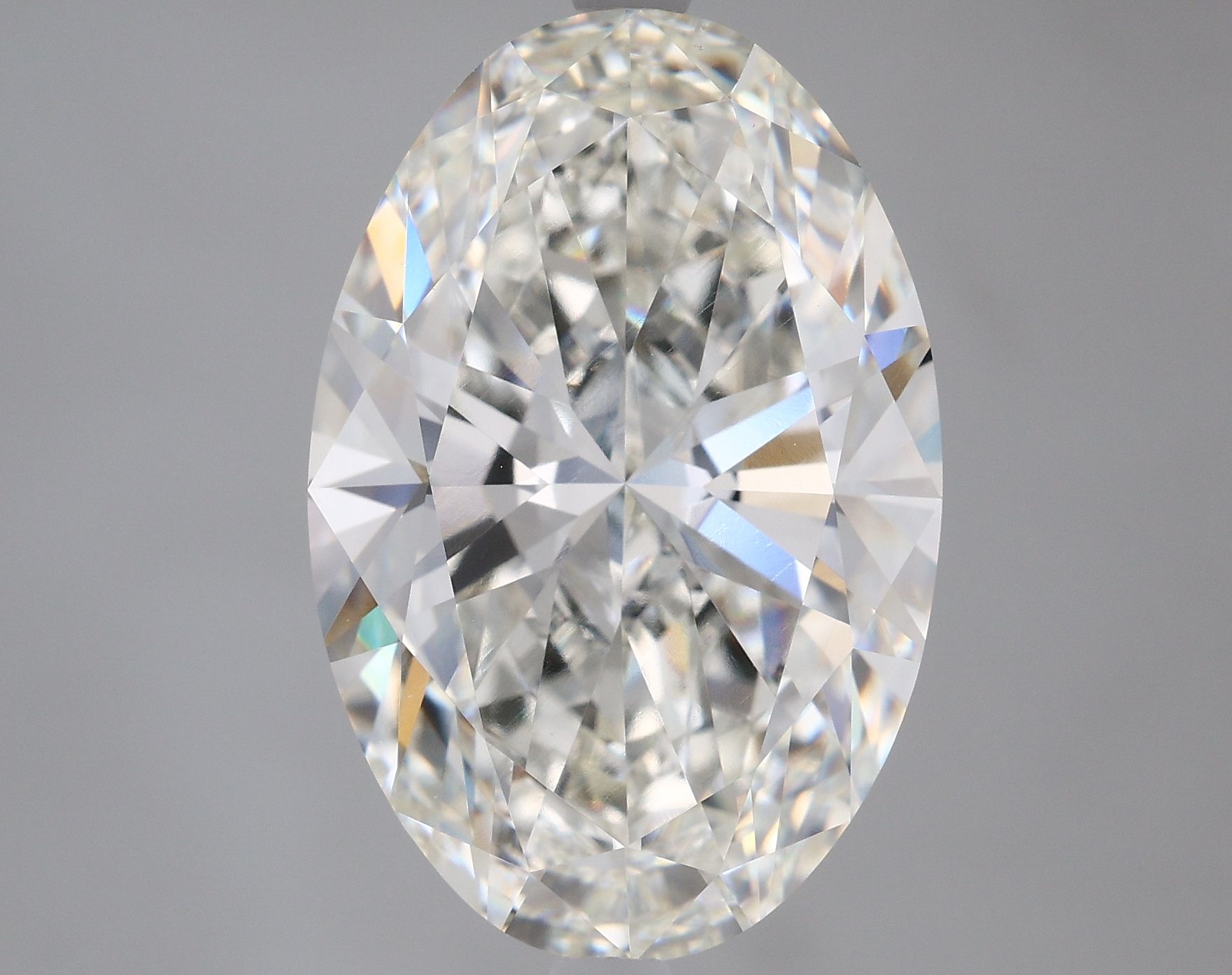 7.02 ct. oval Lab Grown Diamond front image