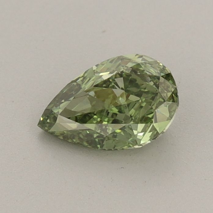 0.56 CT Fancy Vivid Green PEAR
