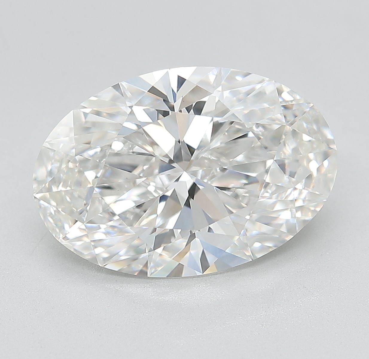 5.99 ct. oval Lab Grown Diamond front image