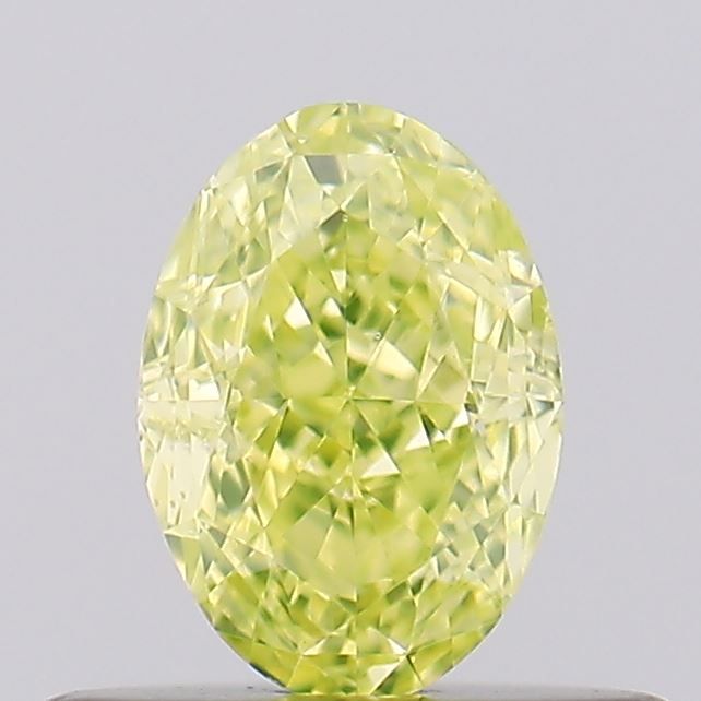 Diament 0.5 ct Fancy Intense Greenish Yellow/SI1