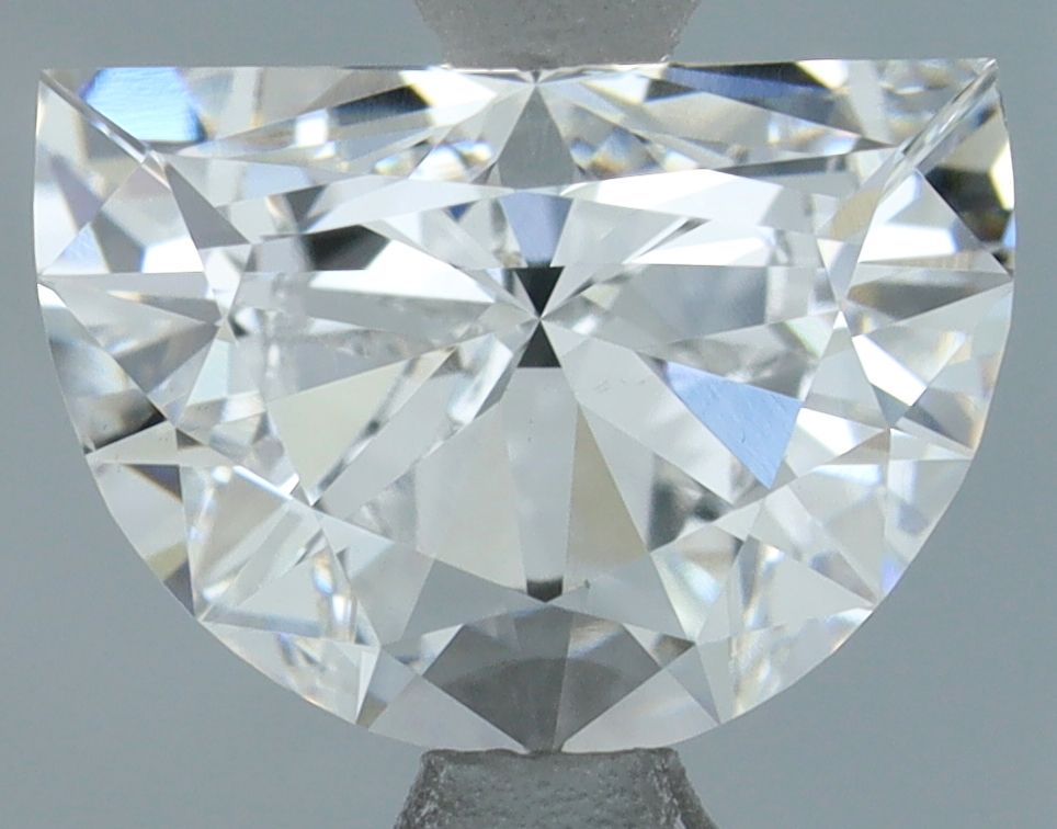 1.06 ct lab-grown Half moon Diamond