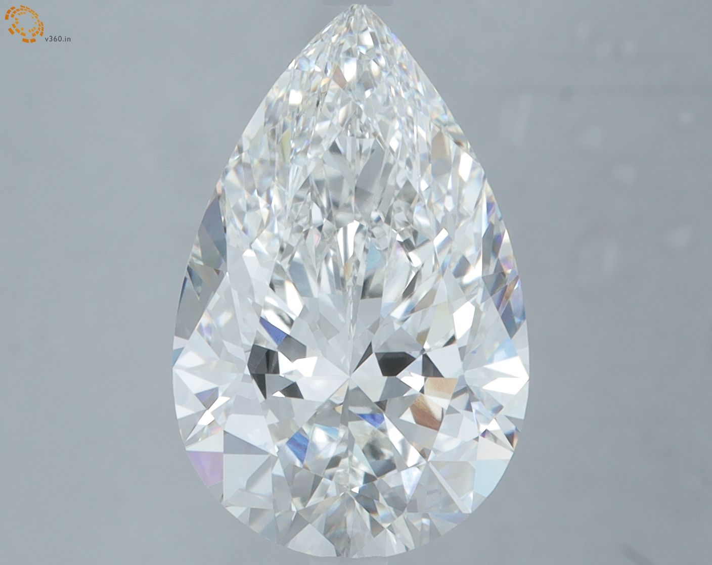 5.09 ct. pear Lab Grown Diamond front image