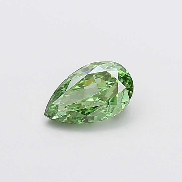 1.01 CT Fancy Vivid Green PEAR