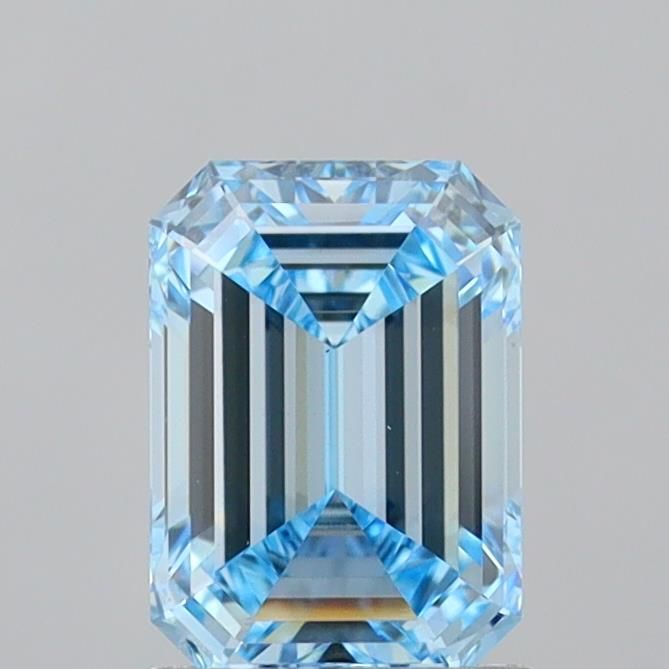 1.57 CT Fancy Vivid Blue EMERALD