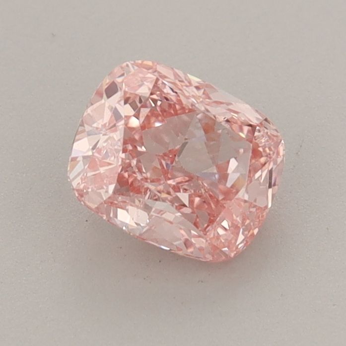 0.88 CT Fancy Vivid Pink CUSHION MODIFIED