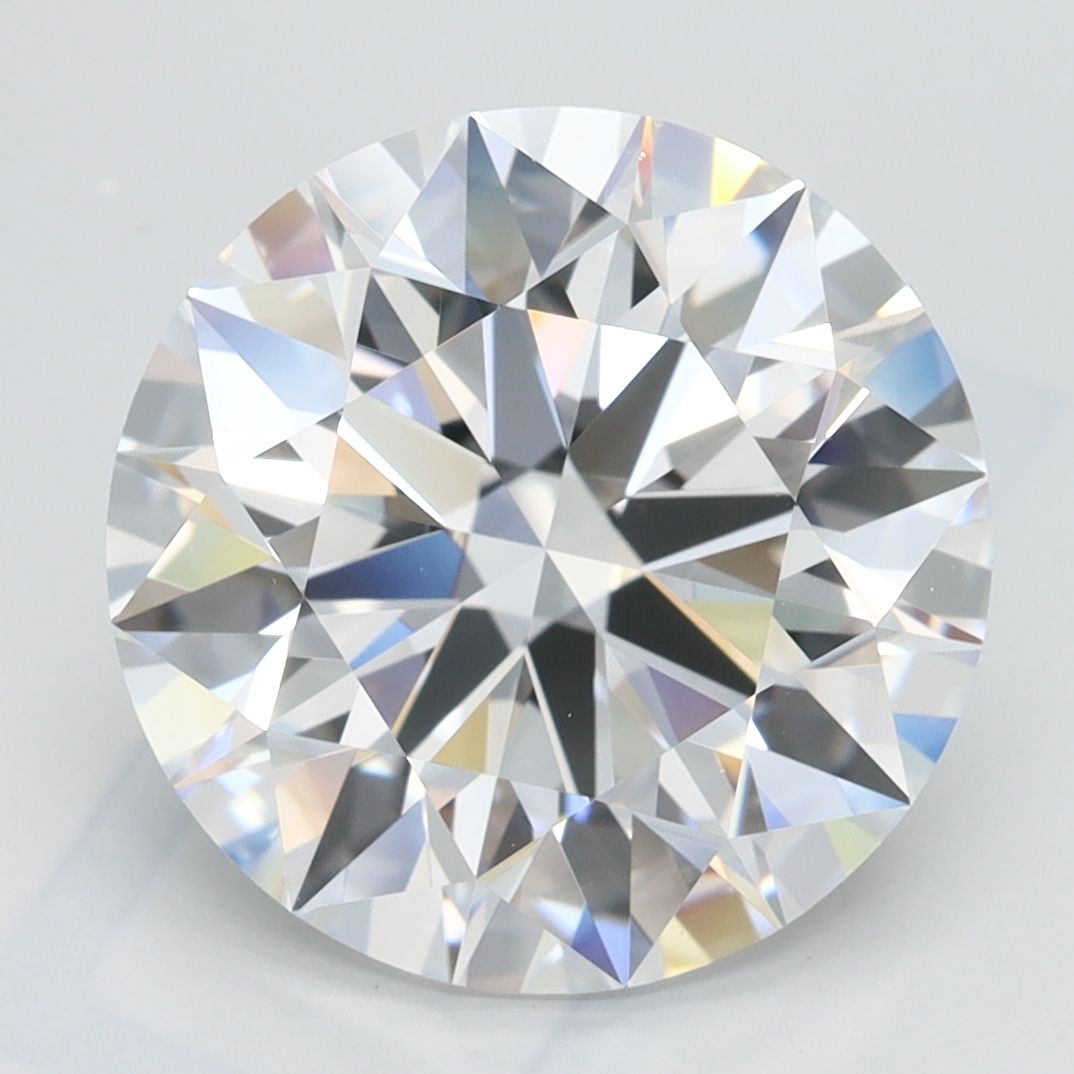 Diamant Rond 4.42 ct - Couleur D - Pureté VVS1