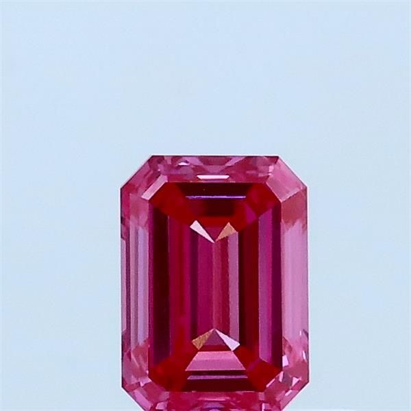 0.55 CT Fancy Vivid Pink EMERALD
