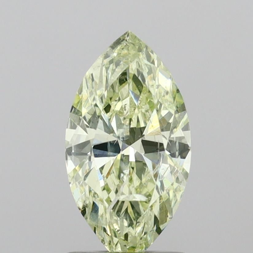Diament 1.07 ct Fancy Light Green Yellow/I1