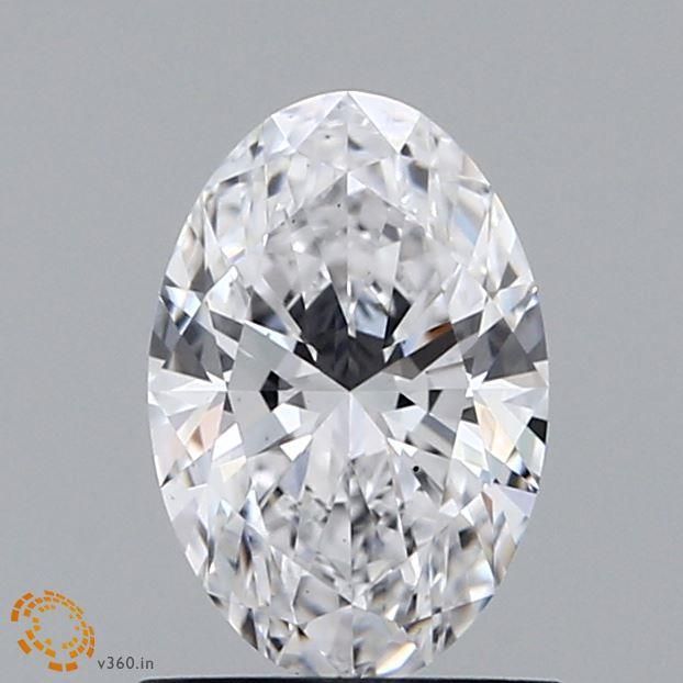 0.96 ct. oval Lab Grown Diamond front image
