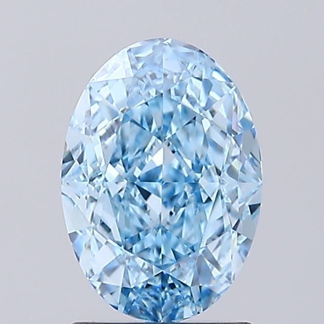 1.6 CT Fancy Vivid Blue OVAL