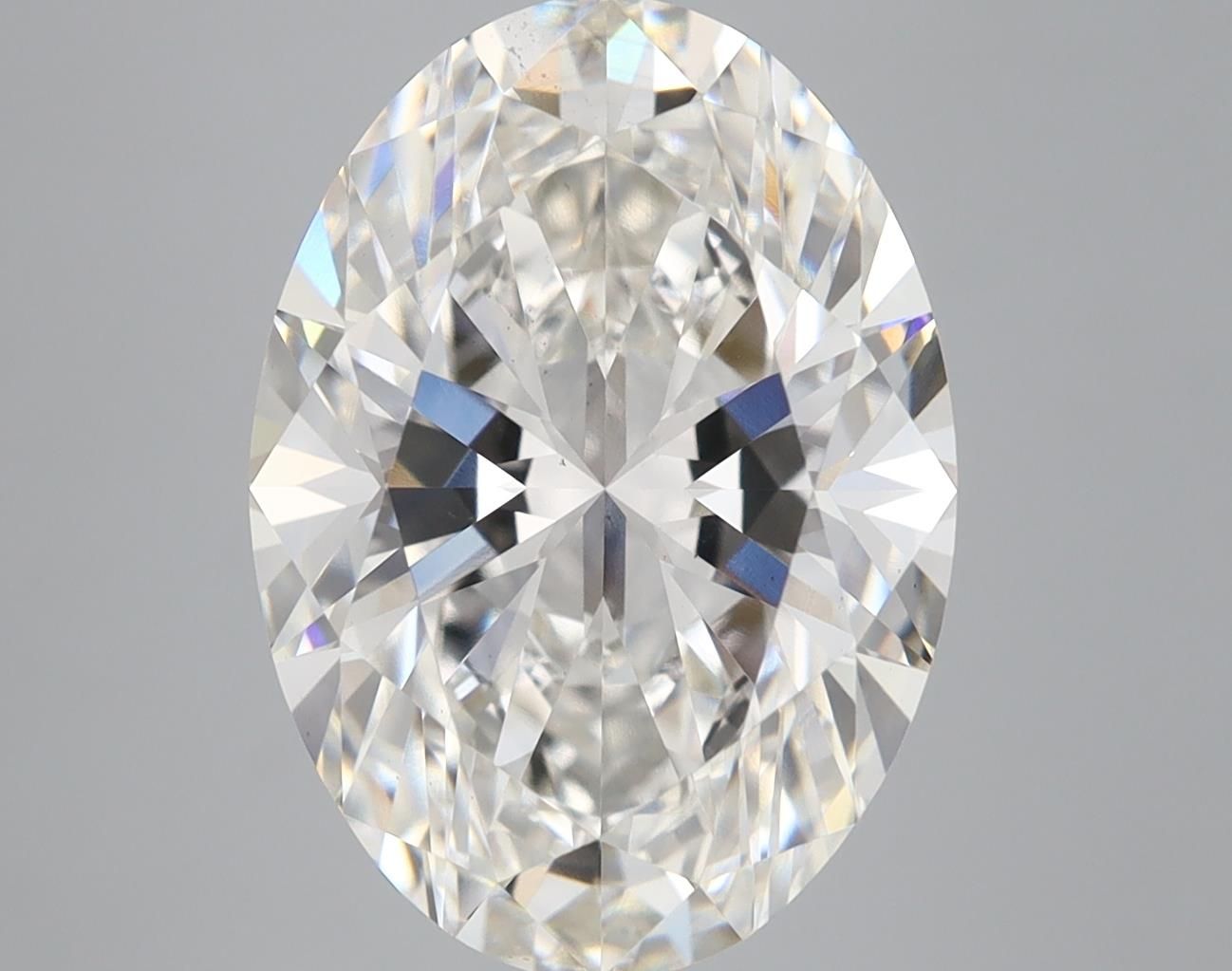 6.05 ct. oval Lab Grown Diamond front image