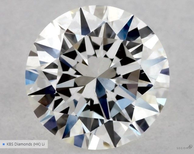 0.37 ct Round diamond
