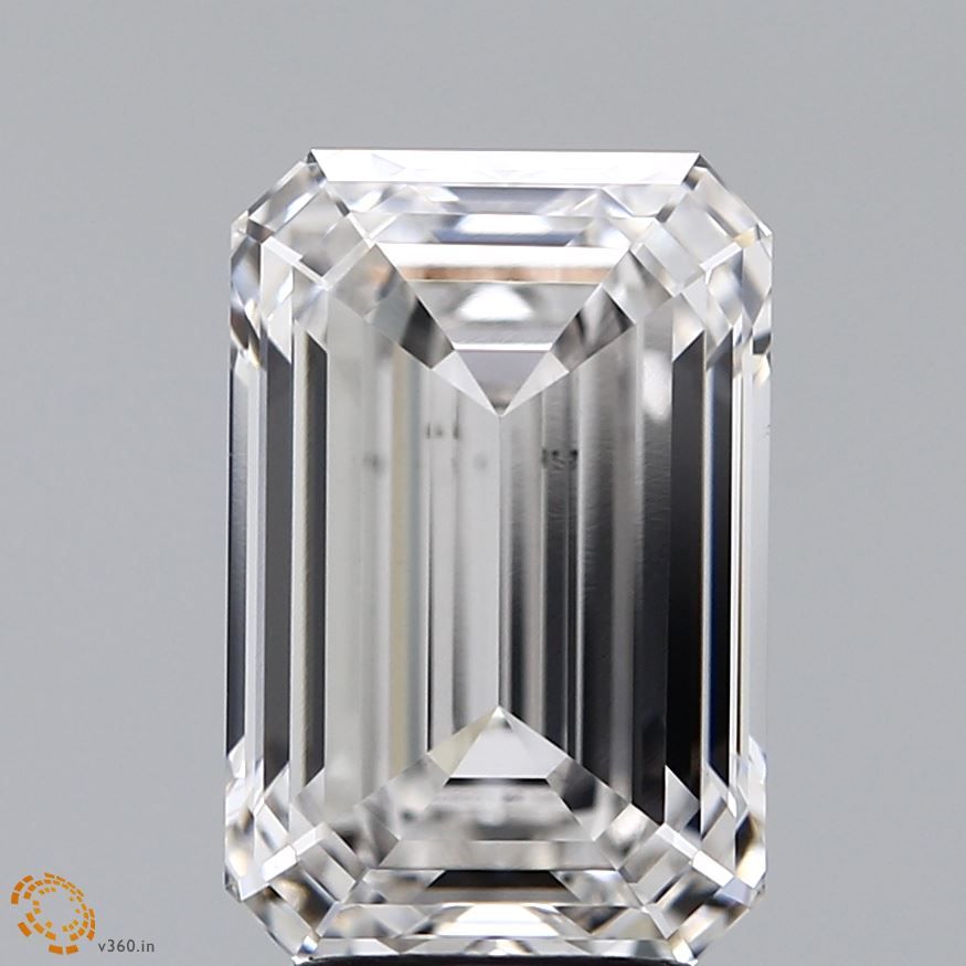 4.16 ct. emerald Lab Grown Diamond front image
