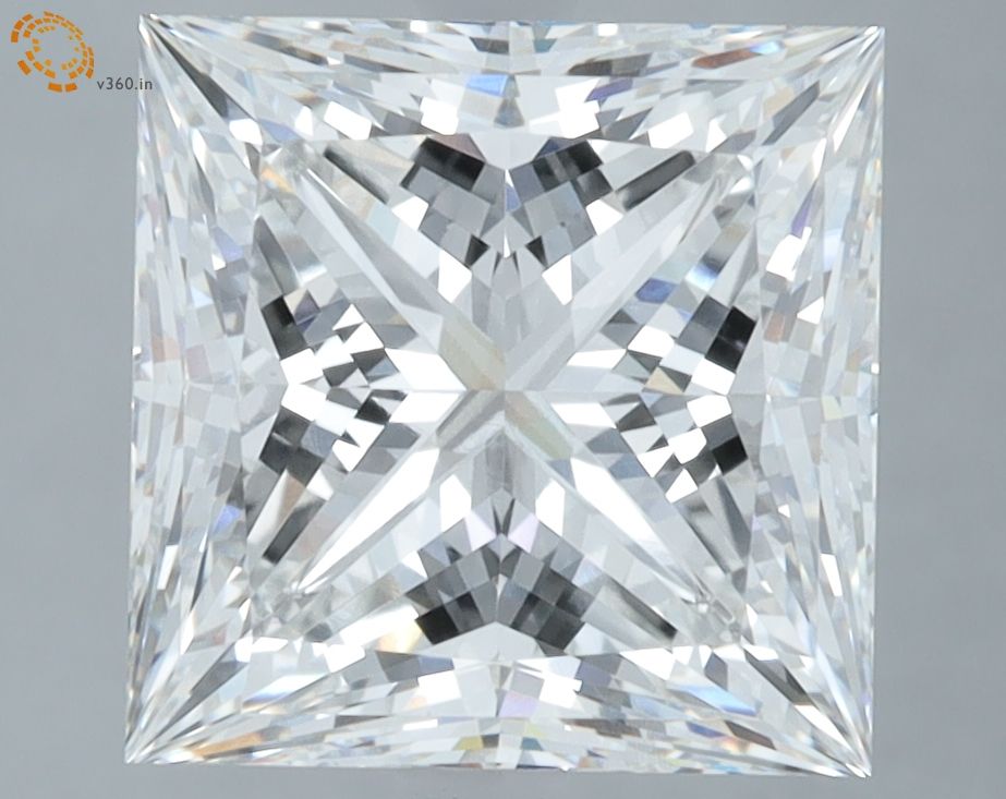5.05 ct. princess Lab Grown Diamond front image