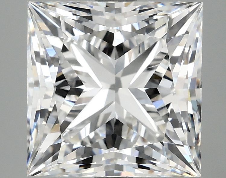 4.13 ct. princess Lab Grown Diamond front image
