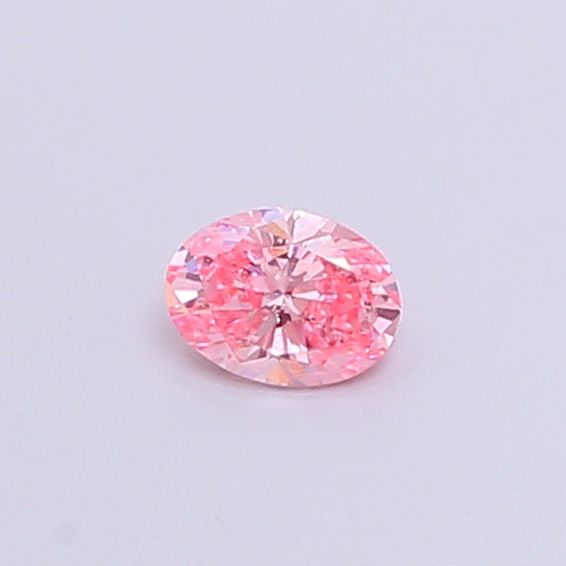 0.19 CT Fancy Vivid Pink OVAL