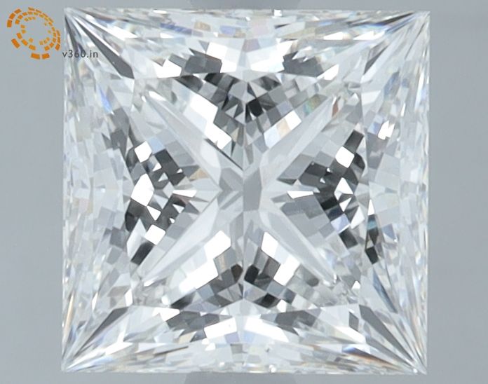 2.09 ct Princess diamond