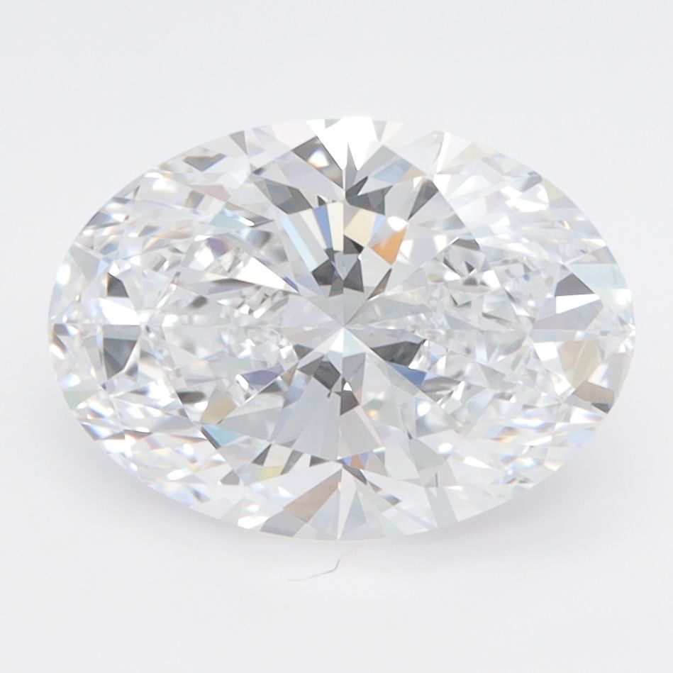 3.02 ct. oval Lab Grown Diamond front image