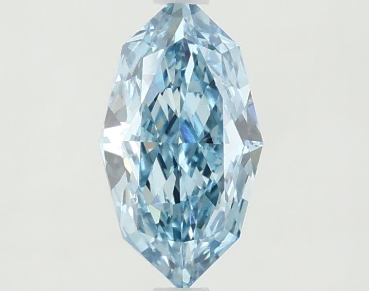 1.05 CT Fancy Vivid Blue MARQUISE