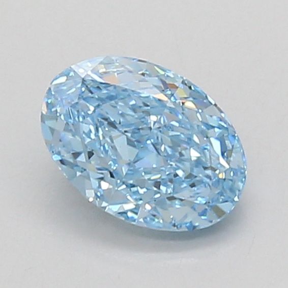 1.05 CT Fancy Vivid Blue OVAL