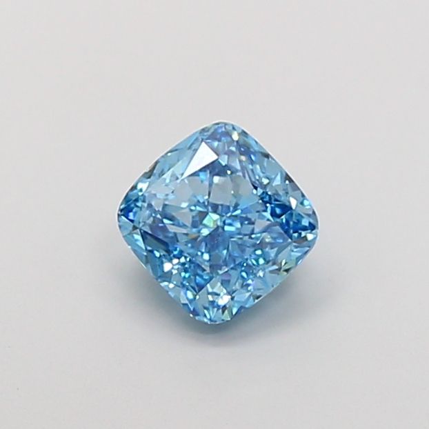 1.51 CT Fancy Vivid Blue CUSHION MODIFIED