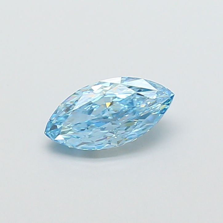 1.51 CT Fancy Vivid Blue MARQUISE