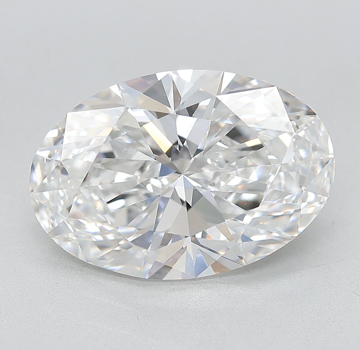 5.26 ct. oval Lab Grown Diamond front image