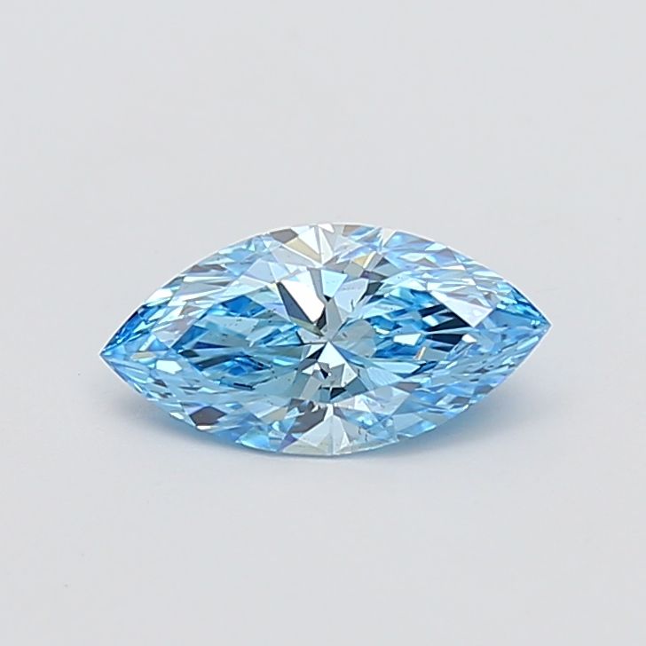 1.09 CT Fancy Vivid Blue MARQUISE
