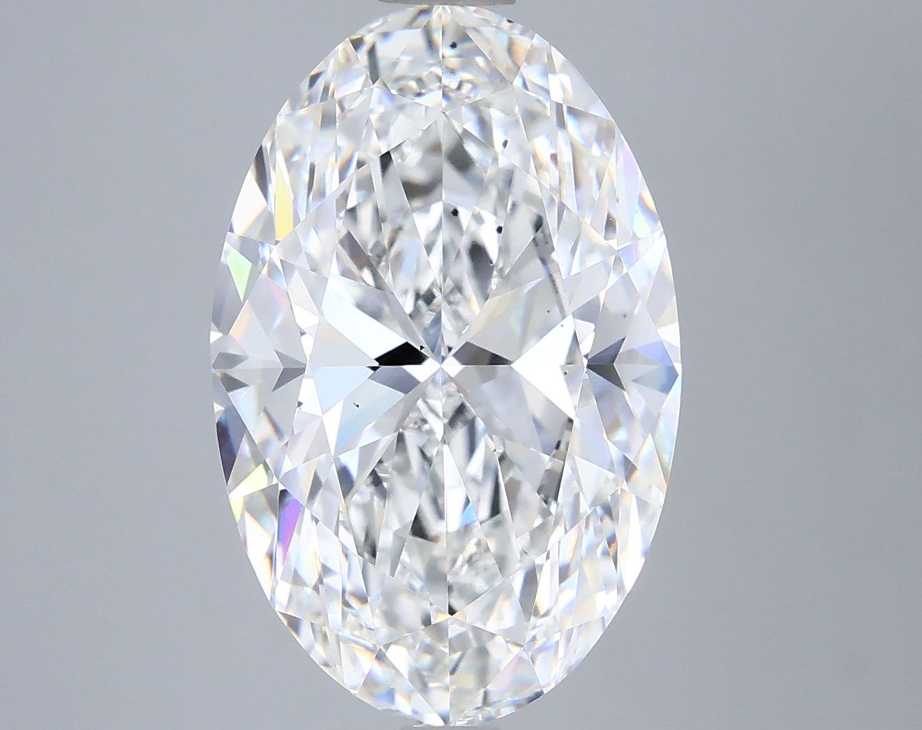 6.52 ct. oval Lab Grown Diamond front image