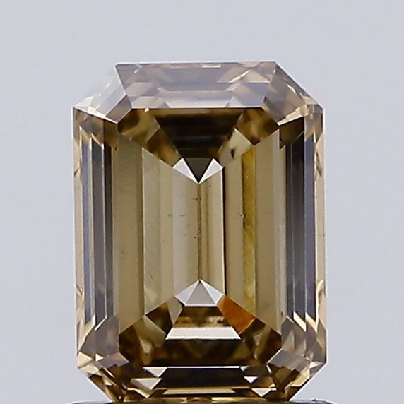 1.02 CT Fancy Light Brown EMERALD