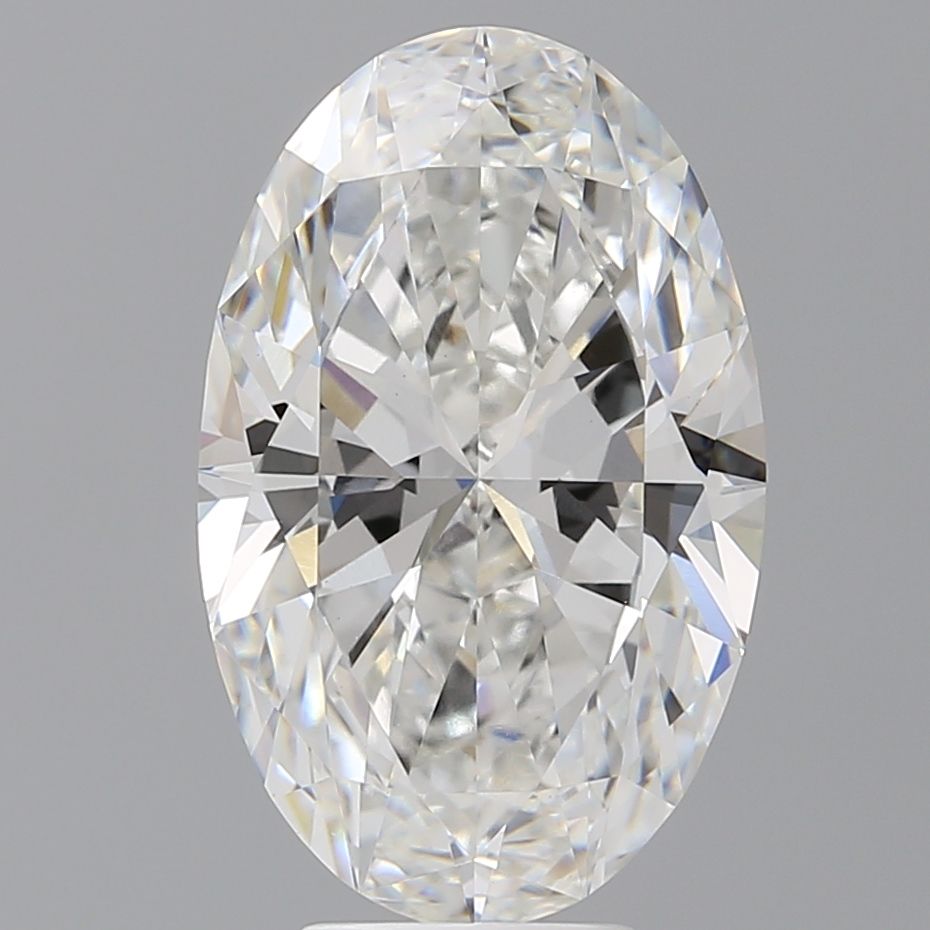 6.09 ct. oval Lab Grown Diamond front image