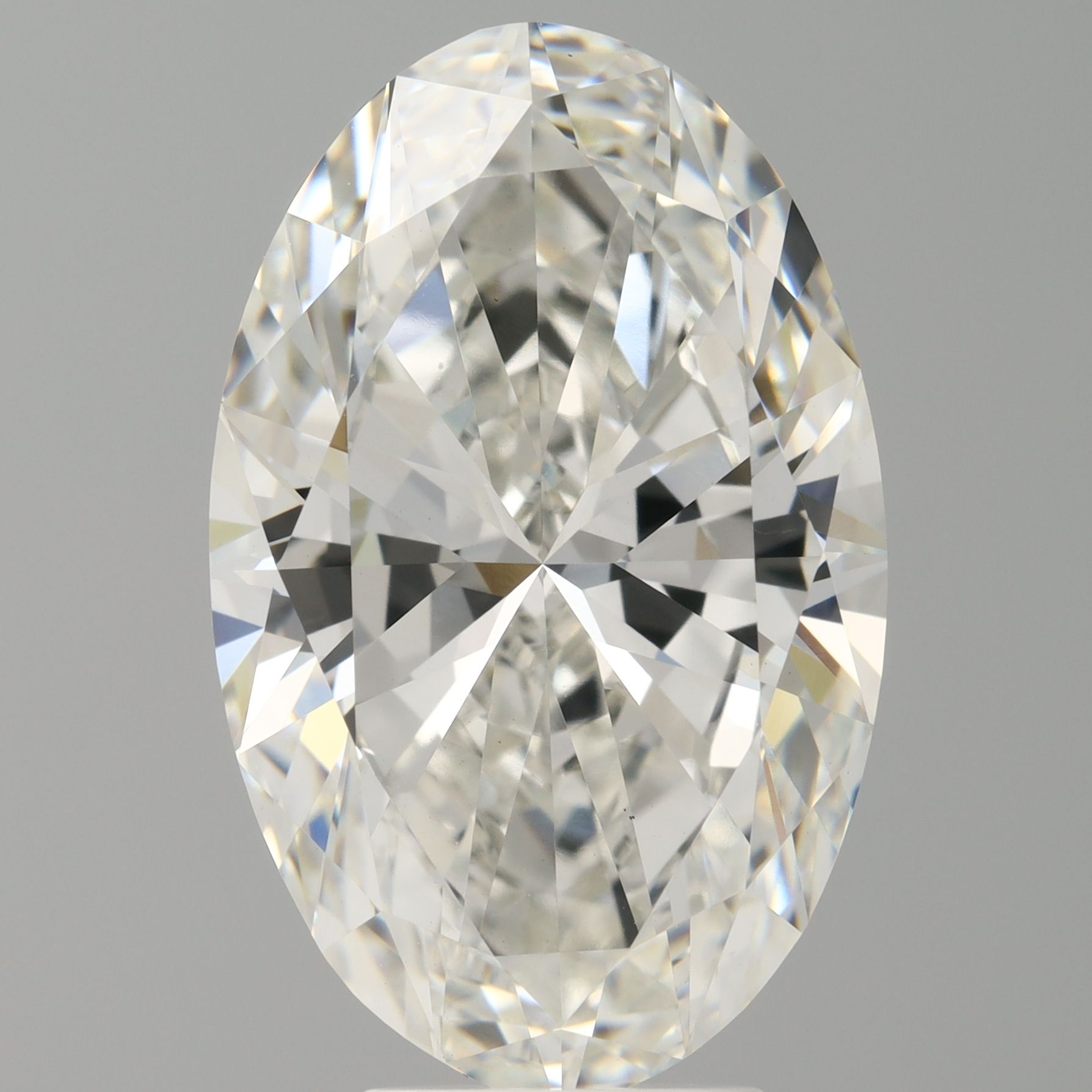 6.05 ct. oval Lab Grown Diamond front image